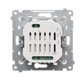 Two gang switch, 10AX, white
