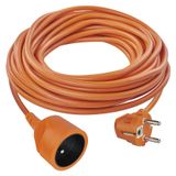 Extension Cord 25 m / 1 socket / orange / PVC / 230 V / 1.5 mm2