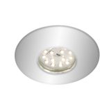LED downlight, chrome, 1xLED-module/4,8W