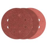 25-piece sanding sheet set for random orbit sanders, grit 80, 120, 240 115 mm