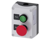 Enclosure for command devices, 22 mm, round