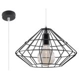 HANGING LAMP UMBERTO BLACK E27 1X60W IP20