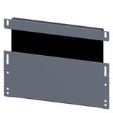 SIVACON, floor, with cable entry, IPXX, D: 400 mm, W: 400 mm, zinc-plated