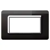 44 MOULDED FR.PLATE POLISH.BLACK 4M
