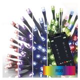 GoSmart LED Christmas chain, 12 m, outdoor and indoor, RGB, programmes, timer, WiFi