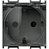 Socket anth, higher protection cover, transparent lid 16A