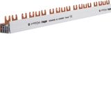 Insulated busbar 4P fork 10mm² 57M