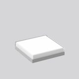 Replacement glass, moulded glass L 300 B 300 H 67 colour: white