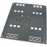 XMN241604MV Mounting plate, +mounting kit, for NZM2, vertical, 4p, HxW=400x425mm