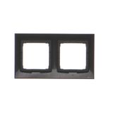SAT-SAT-RTV double aerial socket, module, light gray matt