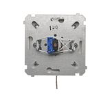 Double button for switches and push buttons, white matt