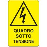 Rectangular danger sign - 330 x 500 mm