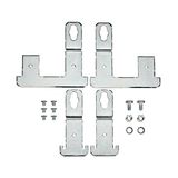 Wall brackets for counters, converters and control cabinets