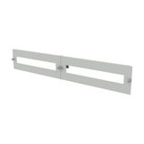 ProfiSNAP Front Plate, for enclosure width 1000mm, H=150mm, with 45mm 