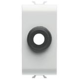 CABLE OUTLET - 1 MODULE - SATIN WHITE - CHORUSMART