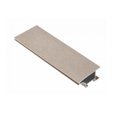 Profile GLAX for LED strip, end, for plate 18 mm, 3 m, champagne