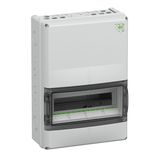 Small distributions boards, Type of protection IP65, Impact strength IK08, Protection class II, Un 400V DC, UL, DLG, UL-EU, VDE, Halogen free