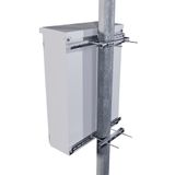 WSA Pole attachment for enclosure W=300mm
