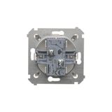 Three position (1-0-2) blind control double switch, 10A, anthracite, metalic