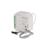 Radio single relay, with transmitter and temperature sensor; rH-R1S1T1-LR