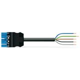Pre-assembled Connecting Cable Eca Plug/Open-ended Blue