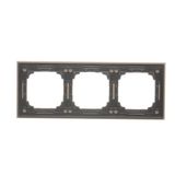 Single frame, wood, black walnut