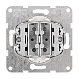 Two-gang two-way switch insert, screw clamps