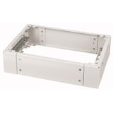 BPZ-KR101/300 Cable marshalling box for IP30 floor standing distribution boards, HxWxD = 100 x 1000 x 300 mm,  gray