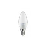 LED BULB, C30, SMD 2835, WARM WHITE, E14, 6W, AC220-240V, 160° light angle, 470 lm, 52 mA
