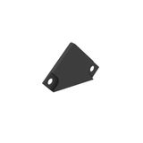 LINE20 CORNER ENDCAP-FLAT BLACK 2 PCS