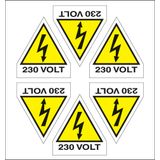 Adhesive label - Dimensions: 165 x 175 mm