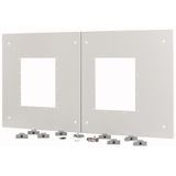 XTMP2IX16FC-H550W1000 Front panel for 2x IZMX16, fixed mounting, HxW=550x1000mm