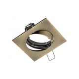 Spot luminaire housing PORTO-K with adjustment, IP20, square, copper