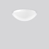 Flat Polymero IP44, 19 W, 1900 lm, 830, white, Phase-cut Ceiling and w