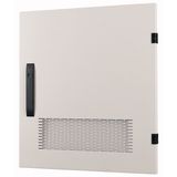XSDMLV0606 Door to switchgear area, ventilated, IP30, left, HxW=600x600mm, grey