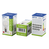 LED Bulb SPIN, E27, A60, 4 W, 265 lm, 2200K, AC220-240V, 360°, FILAMENT