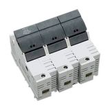 Holder for cylindrical fuses 3pole, box terminal 50mmý