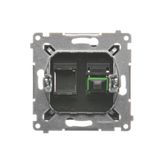 Thermostat for heating or cooling control with the ability to work with 2 digital probes [Wi-Fi], 16A / 230V AC, 16A / 24V DC, (flush-mounted controller)