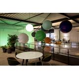 SUN 40 PD, E27, Pendant Lights, L=400cm, round, black