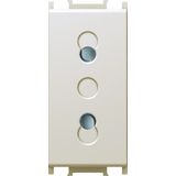 SOCKET EURO+KS 2P 10A 250V~ 1M IW 4317834