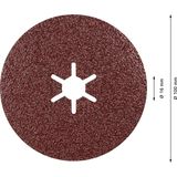 EXPERT R781 Prisma Ceramic Fibre Disc 100 mm, 16 mm, G 60