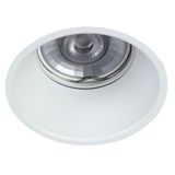 WHITE GU10 10W SEMI TRIMLESS