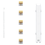 ZCV25L ComfortLine Copper busbar connection set, 205.5 mm x 31 mm x 62 mm