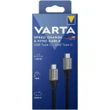 VARTA 57947 101 401 Charge&Sync Speed Cable USB Type C BL1