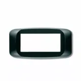 6 MOD.PLATE DARK METAL GREY