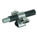 Conductor holder StSt with M8 thread f. Rd 13mm