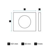 Cover Plate Valena Life 1-Gang Ash Wenge
