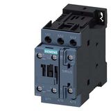 Contactor, AC-3e, 12 A/5.5 kW/400 V, 3-pole, 60 V DC, 1 NO+1 NC, screw terminal