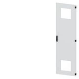 SIVACON, door, right, with cutout for filter fan, with ventilation openings
