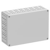 Empty enclosure, grey, Type of protection IP30, Impact strength IK07, Protection class II, Rated voltage 690V AC, Halogen free